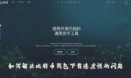 如何解决比特币钱包下载速度慢的问题